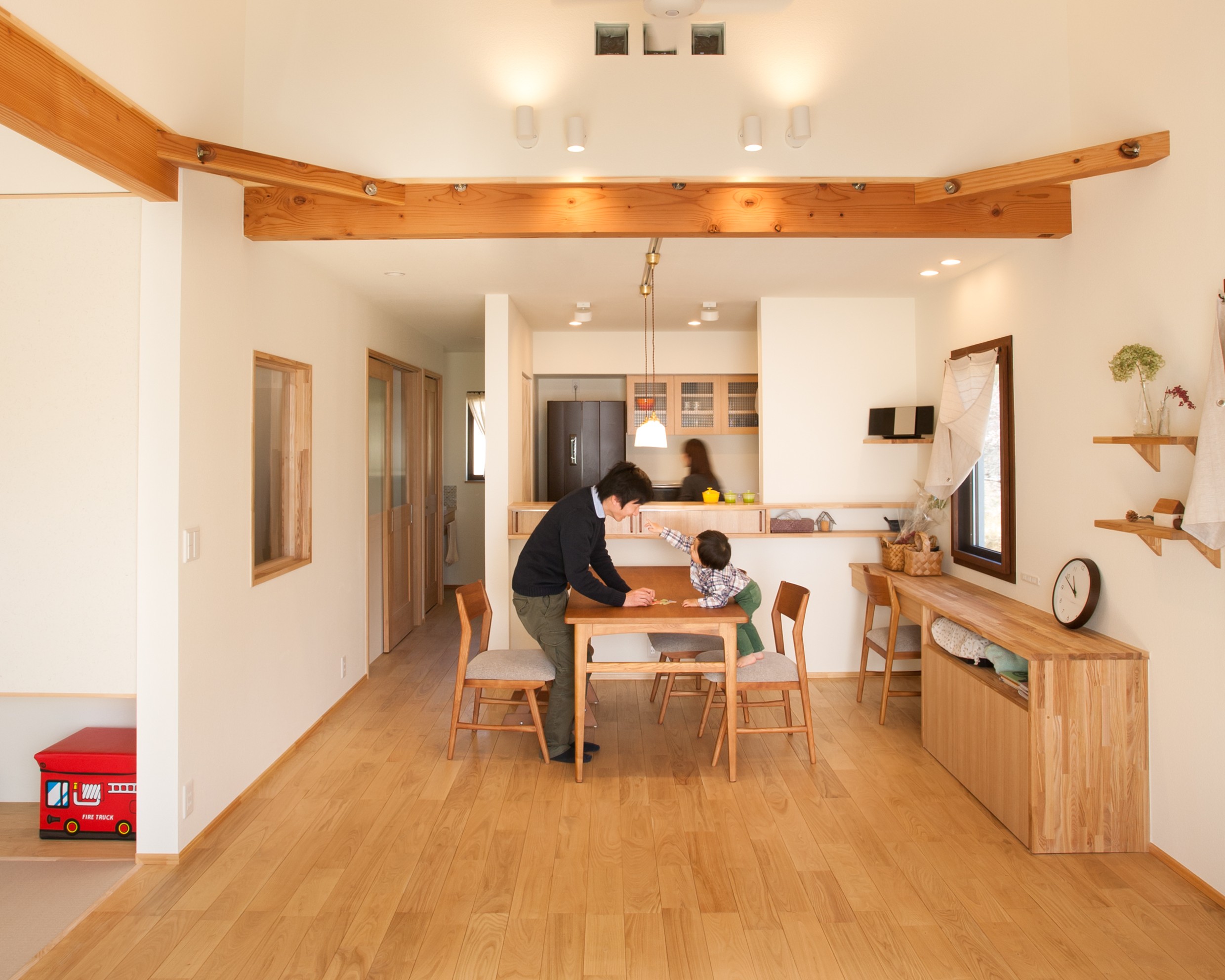 光と風と景観を取り込みリラックス空間を演出