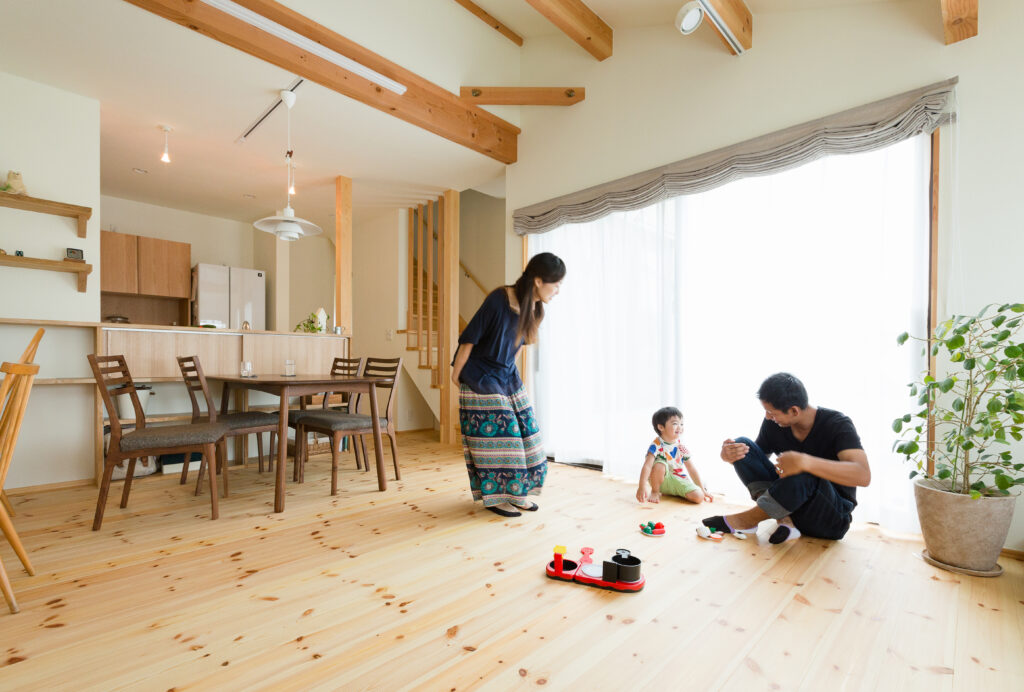 一緒の時間も、ひとりの時間も大切に過ごせる我が家