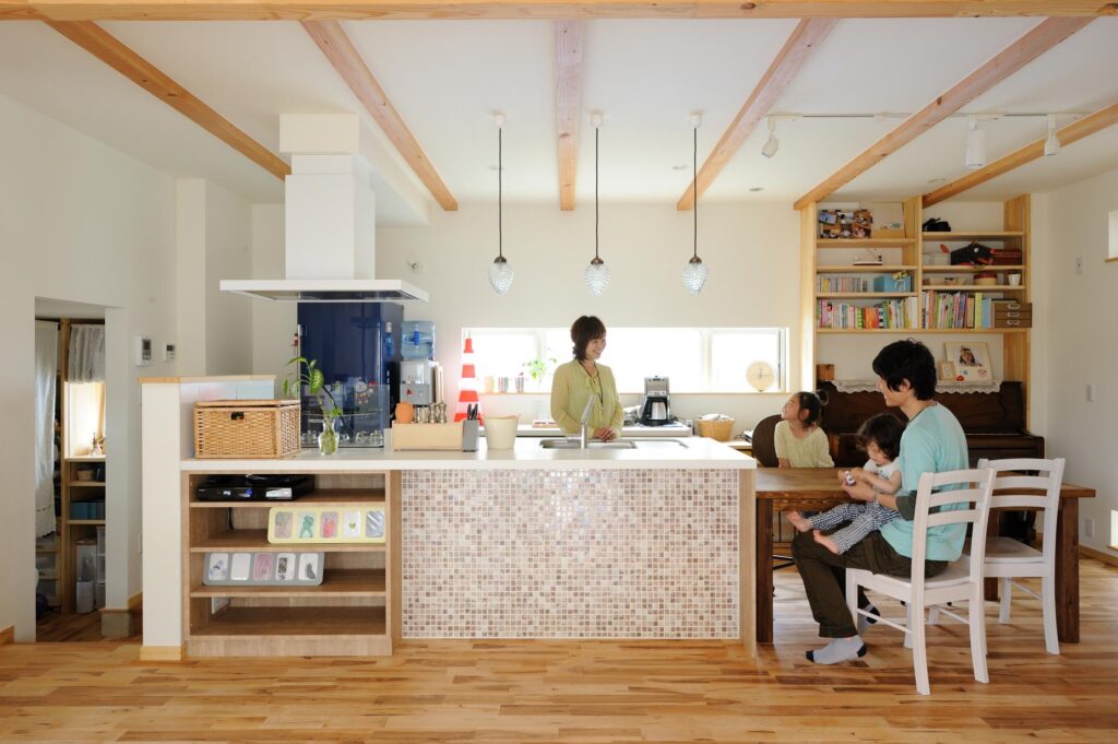 木の香りに包まれた家