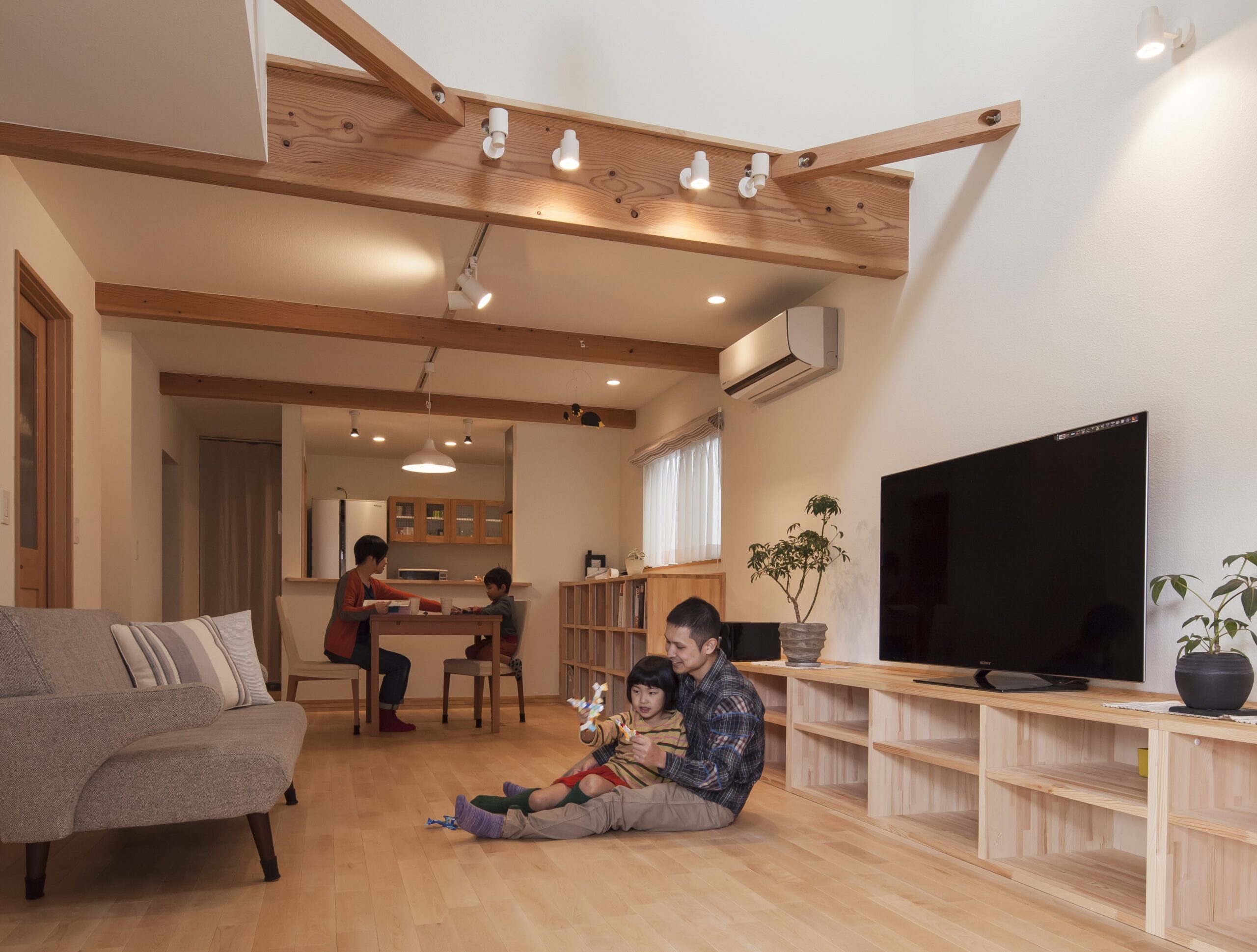 環境断熱＋大屋根で省エネを実現した小さな木の家